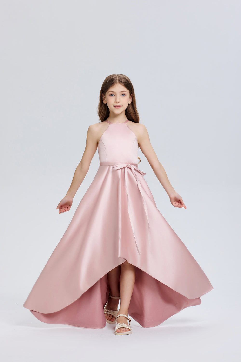 Stylish A-Line Pleated Chiffon Dress