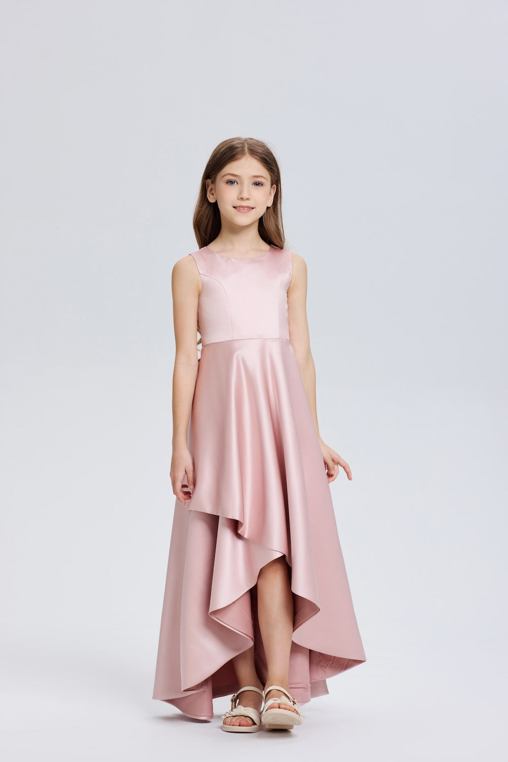 Fashion Ruffle Chiffon Flower Girl Dress