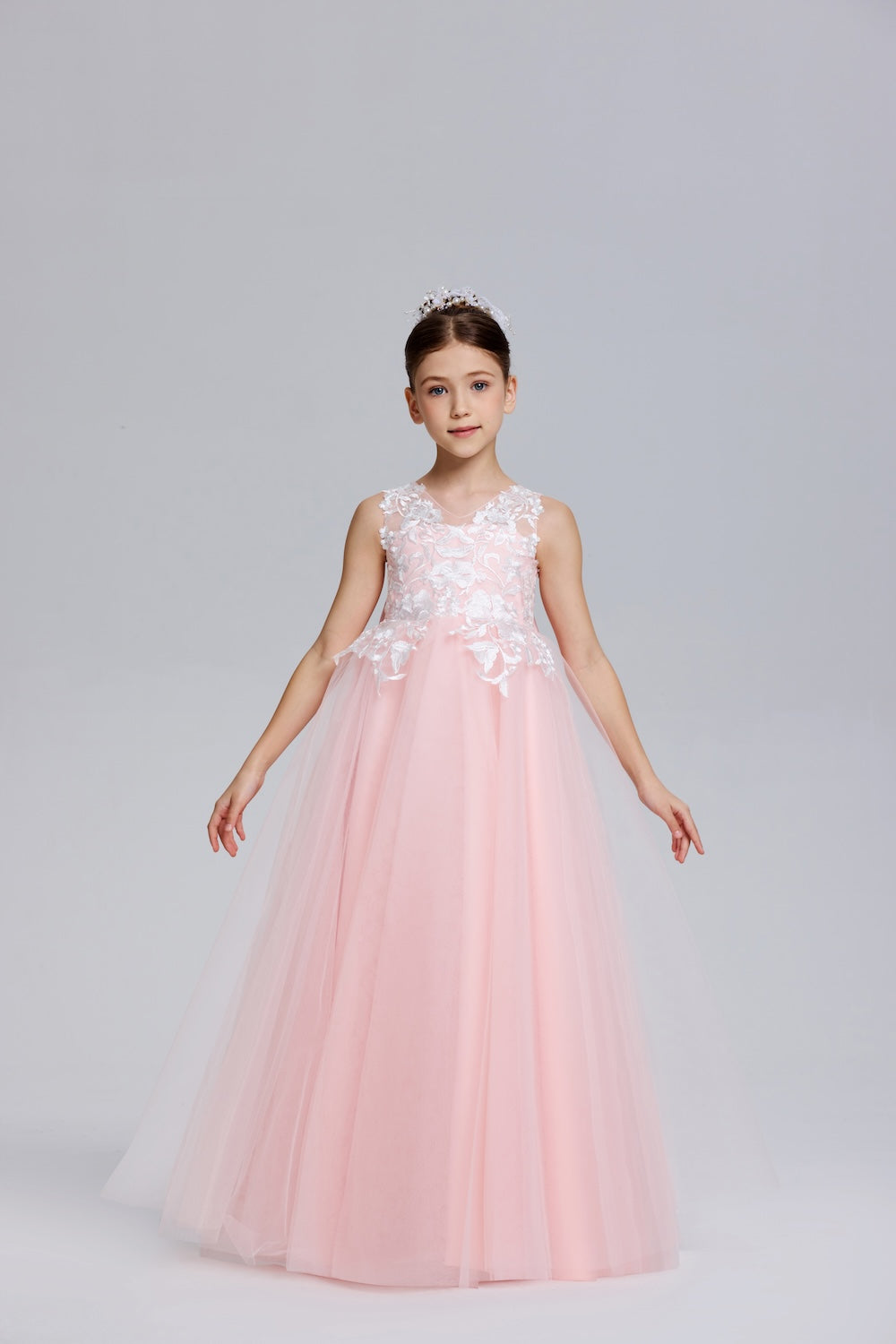 Charming Princess A-Line Tulle Flower Girl Dress
