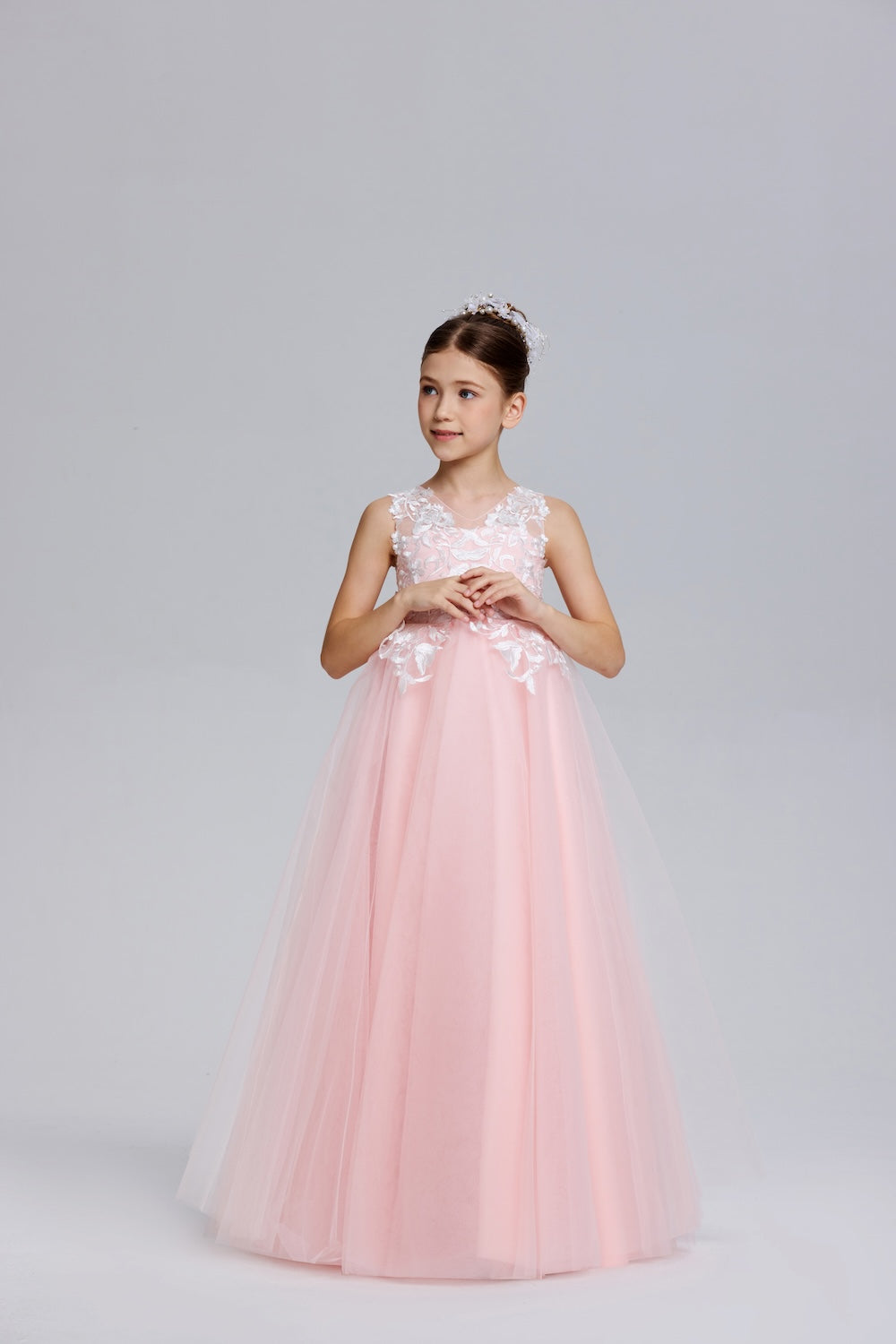 Charming Princess A-Line Tulle Flower Girl Dress