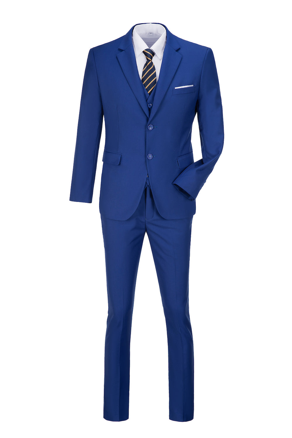 Two Button 3-Piece Men's Suit Modern Fit and Stylish Design (MORE COLORS+)
