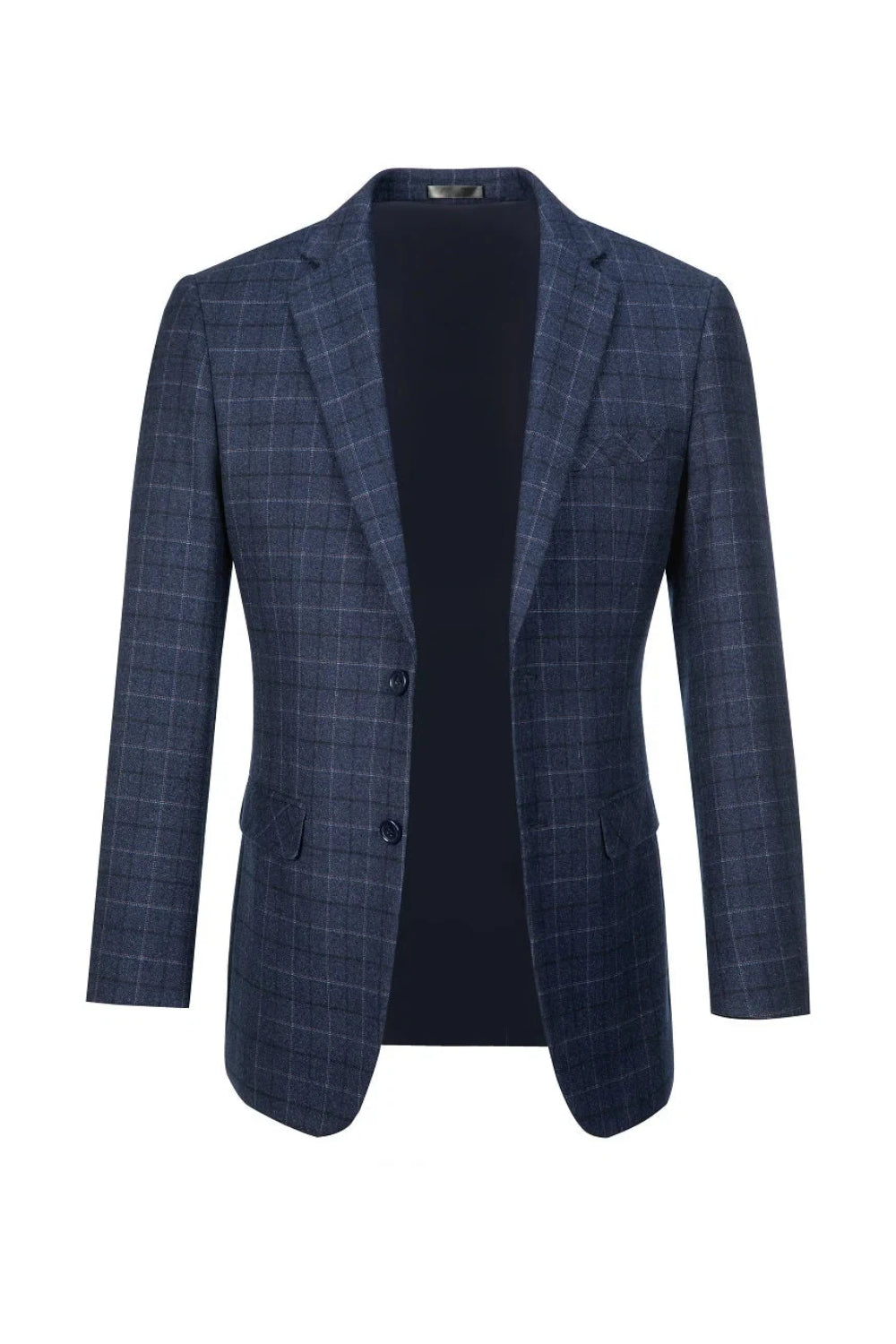Men's Two-Tone Plaid Blazer