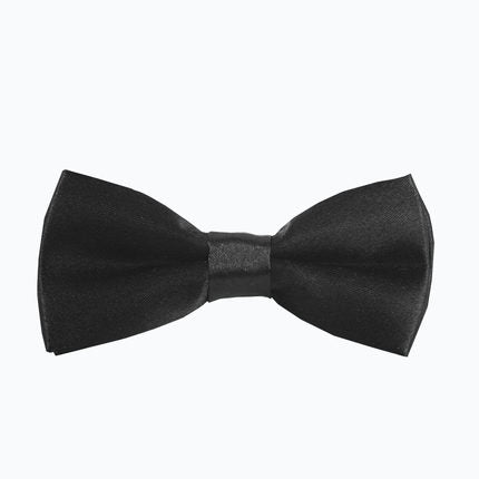 Boys Black Bow Tie | Pre-Tied Adjustable Clip-On for Tuxedos & Formal Events