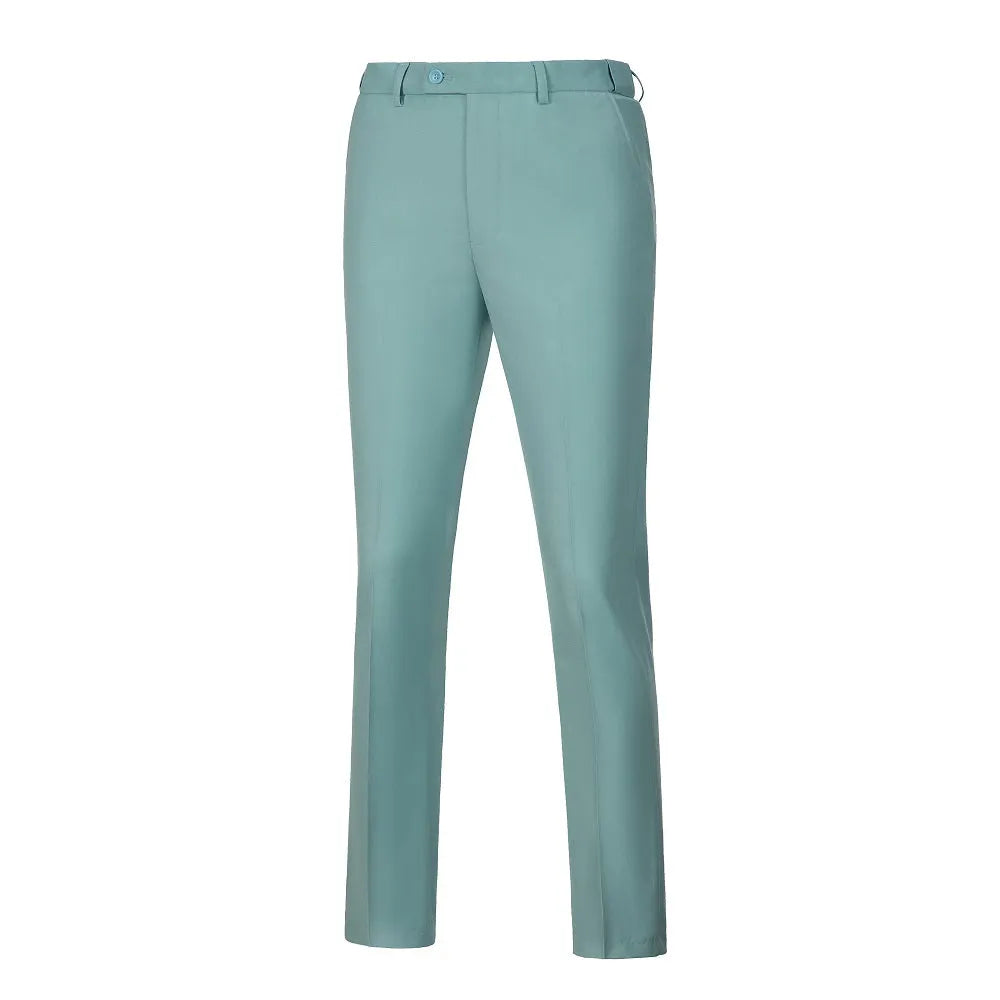 Mint green slim fit trousers for men – from 3 piece formal wedding suit set