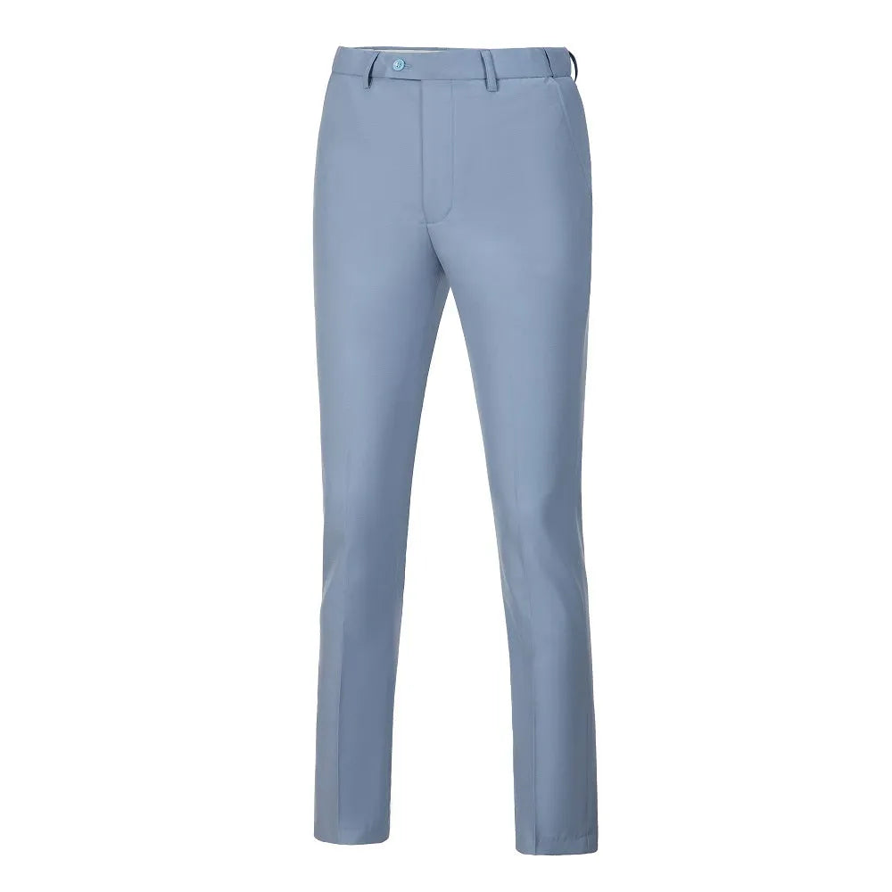 Violet slim fit men's trousers – tailored formal pants from 3 piece men's wedding suit set