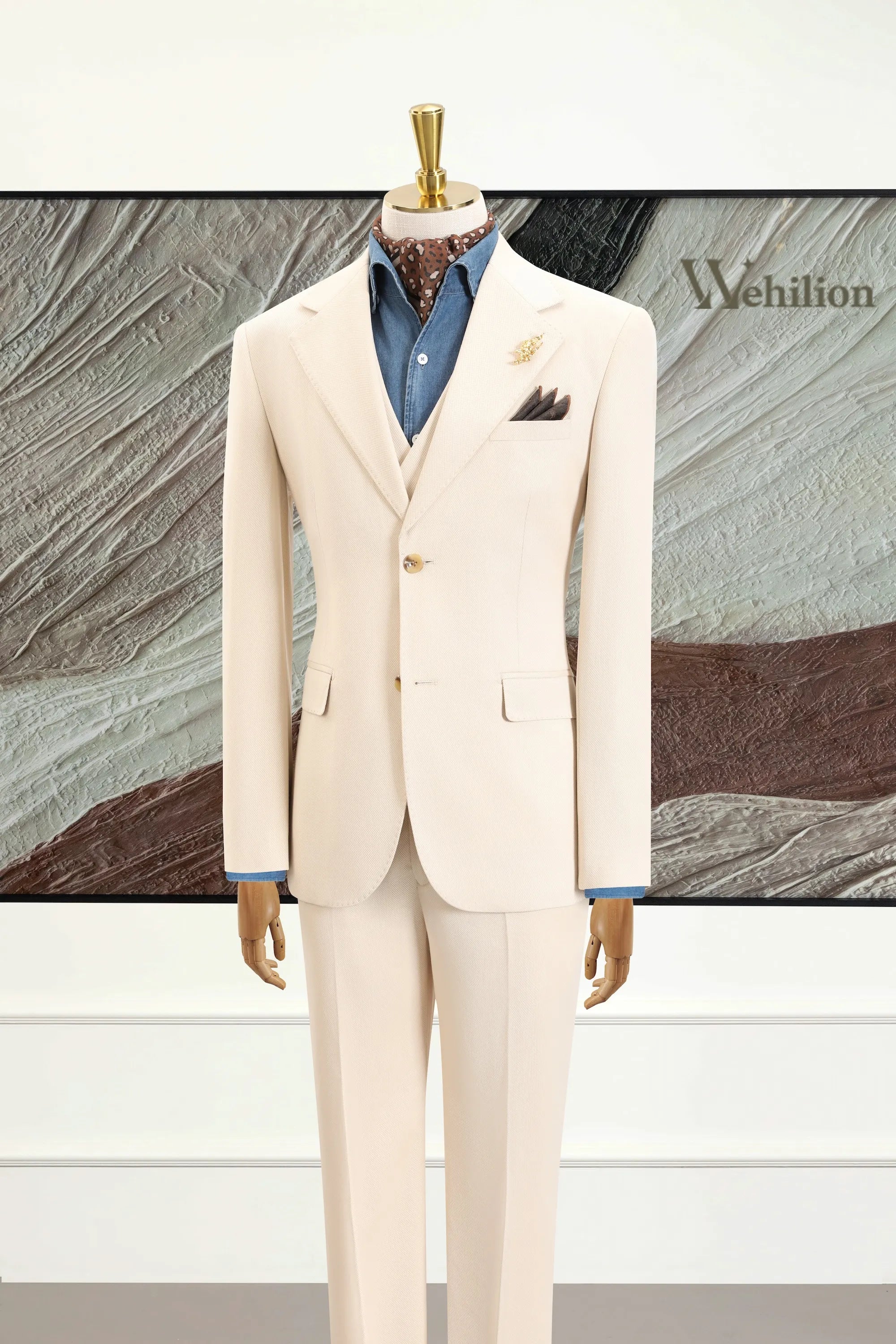 Men's Functional Fiber 3 Piece Suits