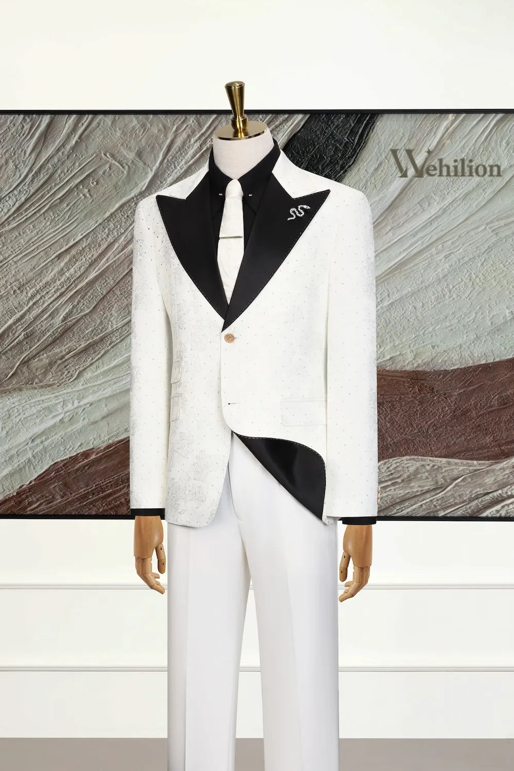 Men's Designer Two-Tone Wedding 3 Piece Suits