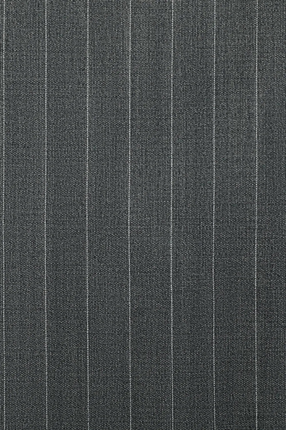 Men's Grey Pinstripe Double Breasted 2-Piece Suit