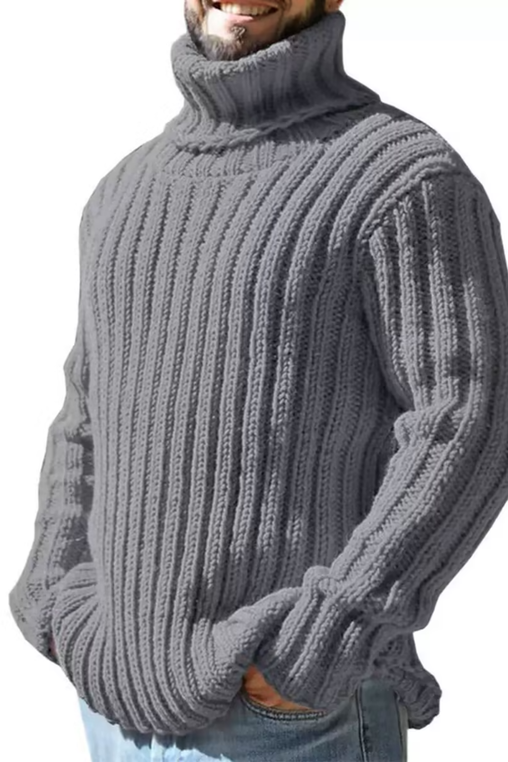 Men's Arctic Loft Ribbed Turtleneck Sweater