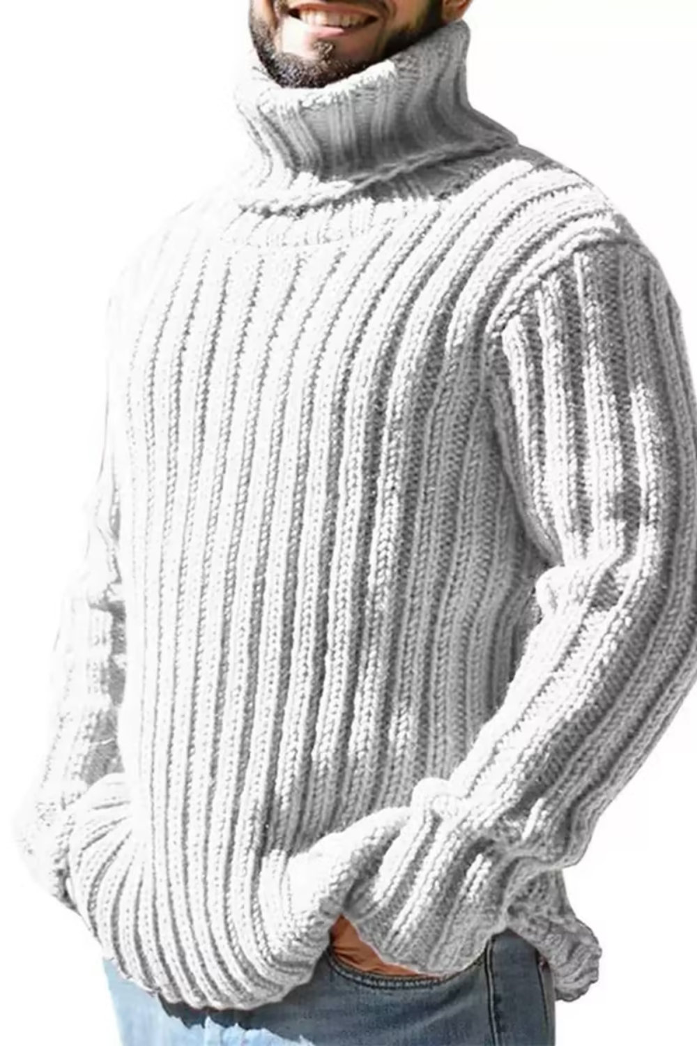 Men's Arctic Loft Ribbed Turtleneck Sweater