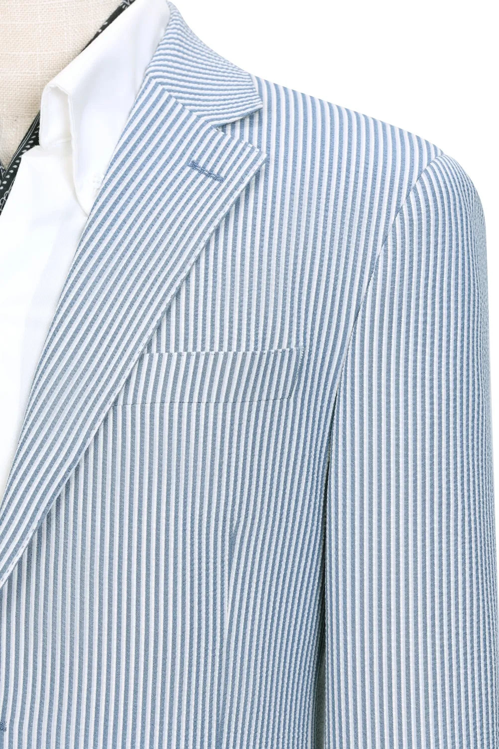 Men's Stripe Seersucker 3 Piece Suits
