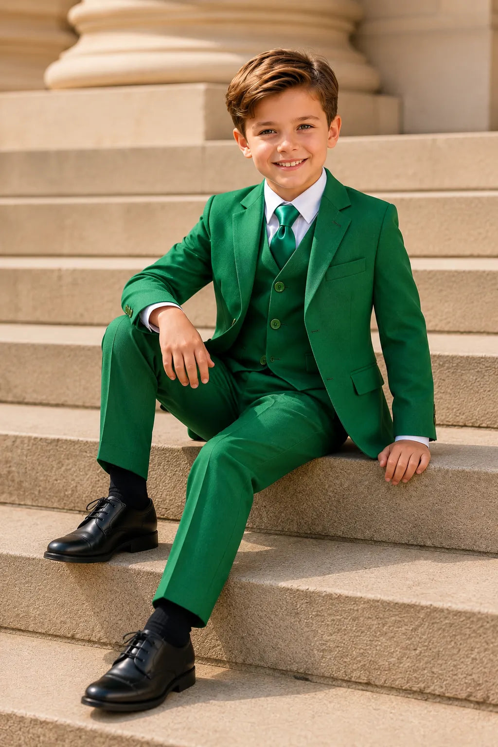 Boys Timeless Three Piece Formal Suit
