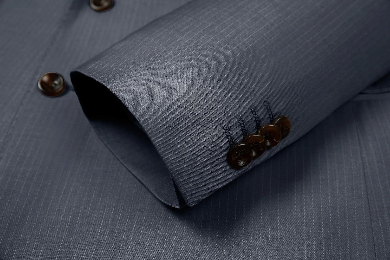 Men's Grey Peak Collar 2 Piece Suit