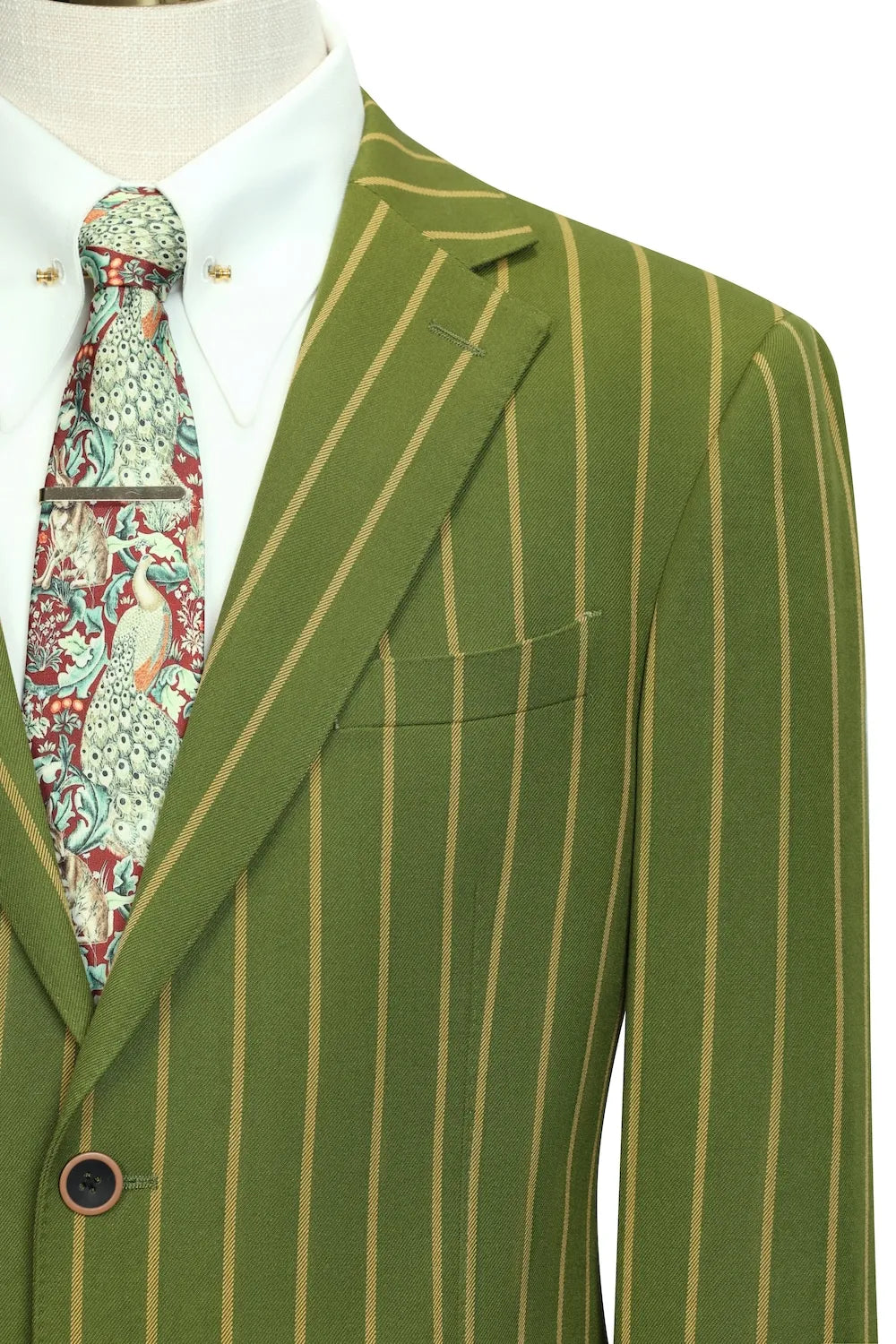 Men's Milan Style Striped 2 Piece Suits