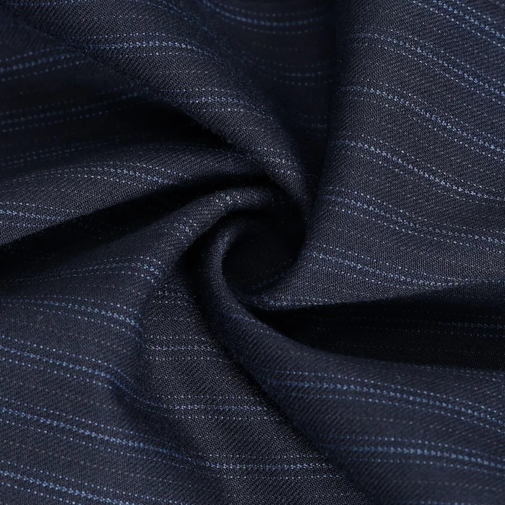 Men's Classic Navy Stripe 2 Piece Suits