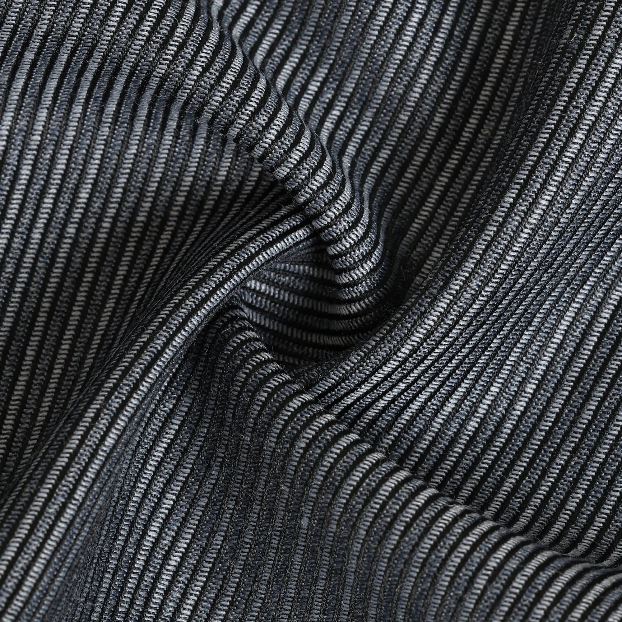 Men's Dark Grey Pinstripe Wool Blend 3 Piece Suits