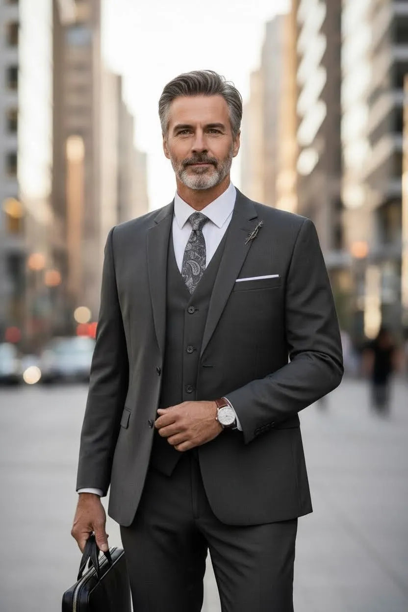 Men's Valentino Modern Fit 3 Pieces Suits