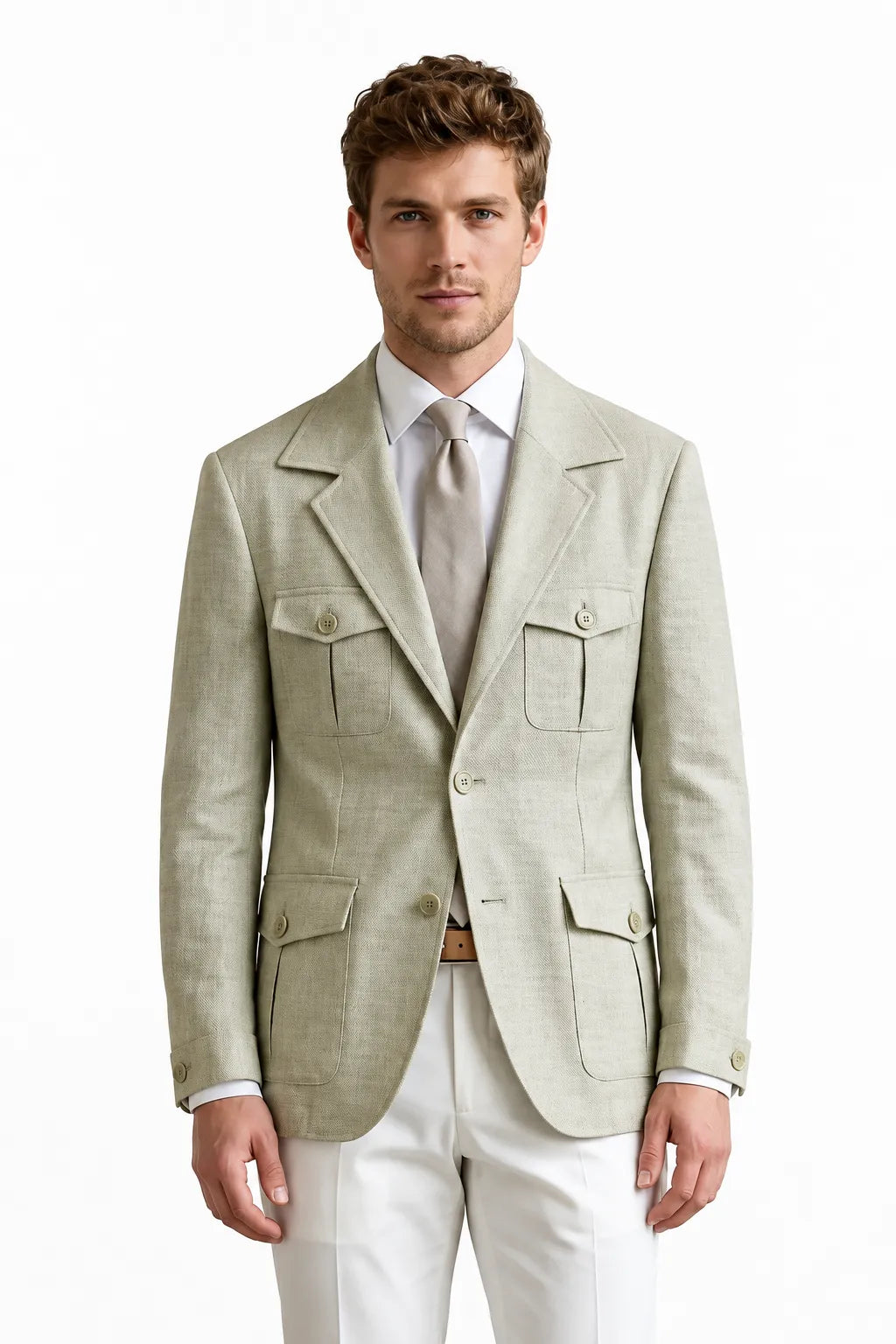Men's Lightweight Safari 2 Piece Suit
