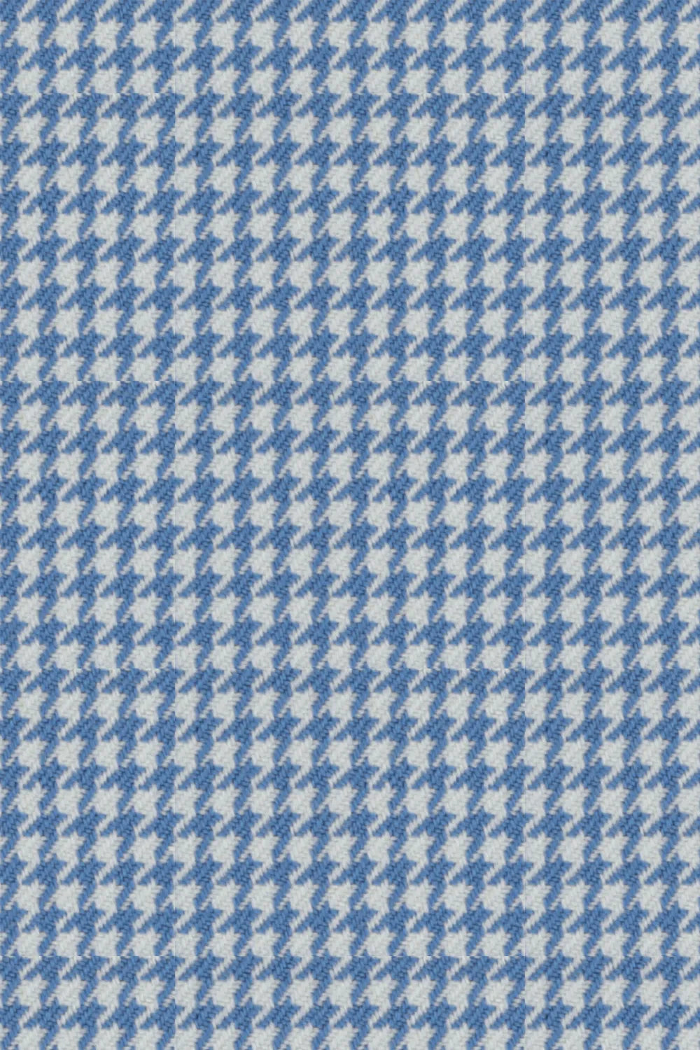 Men's Light Blue Houndstooth Notch Lapel Blazer