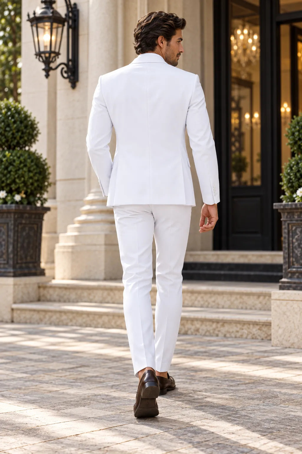 Men's Classic Single Breasted 2 Piece Suit