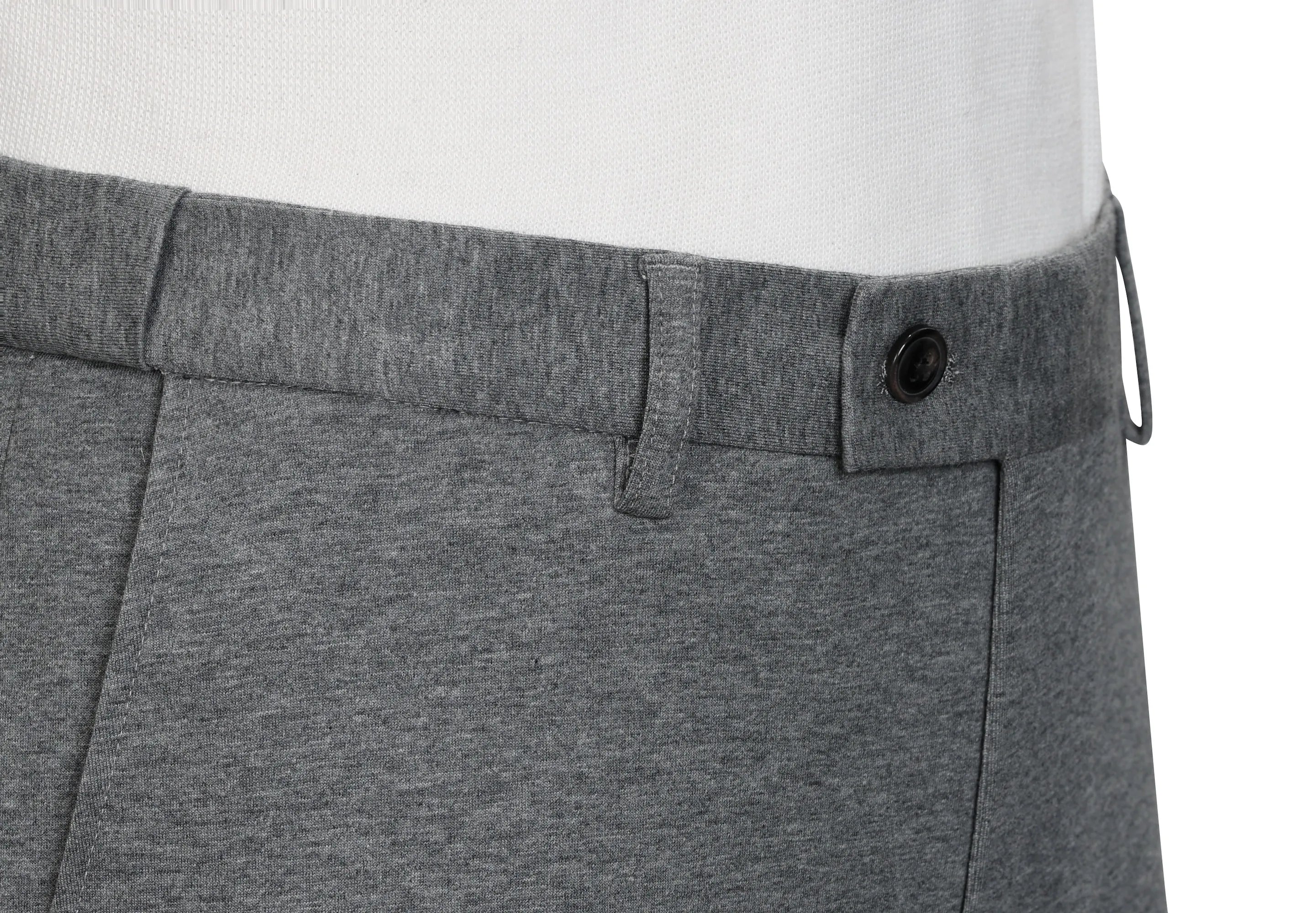 Men's Grey Cotton 2 Piece Suit