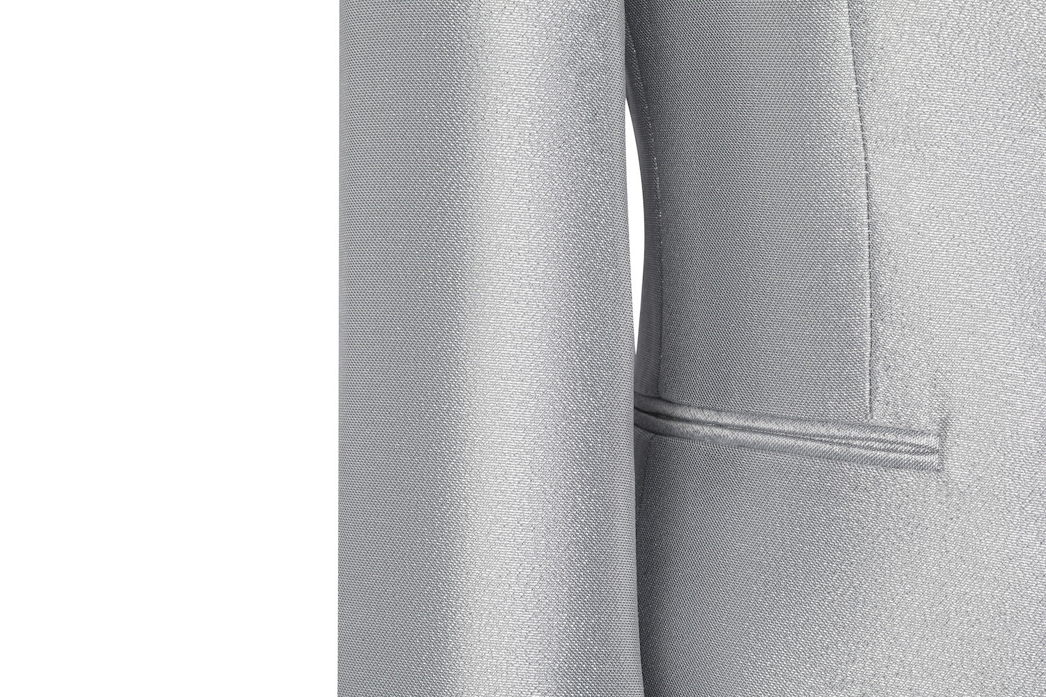 Men's Grey Sparkle Shawl Tuxedo 3 Piece Suits