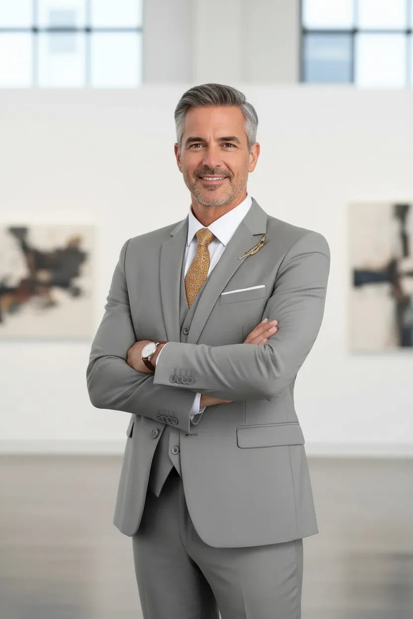 Men's Valentino Modern Fit 3 Pieces Suits