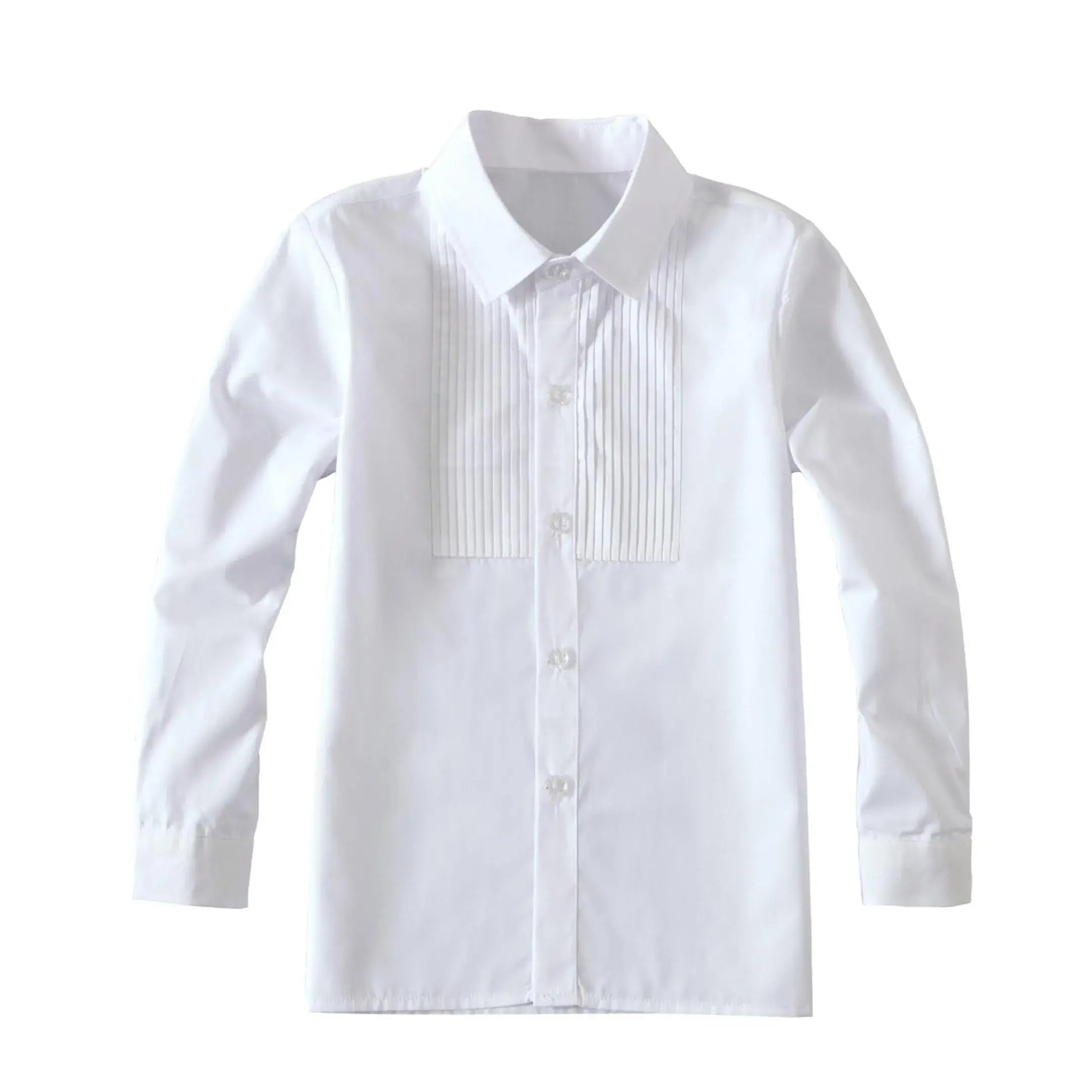 White dress shirt for yellow boys 4 piece suit – formal wedding and page boy outfit