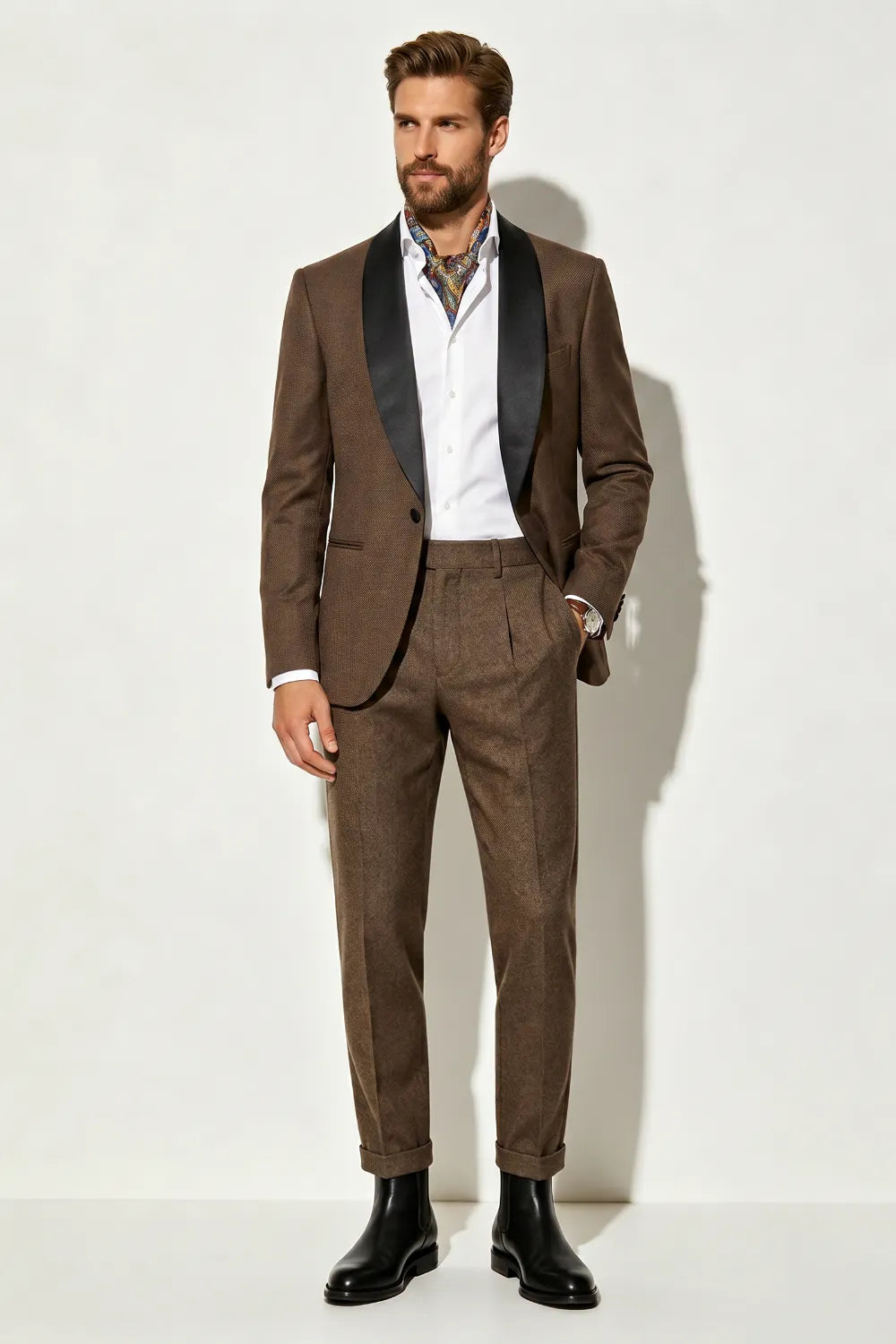 Men's Shawl Lapel 2 Piece Suit