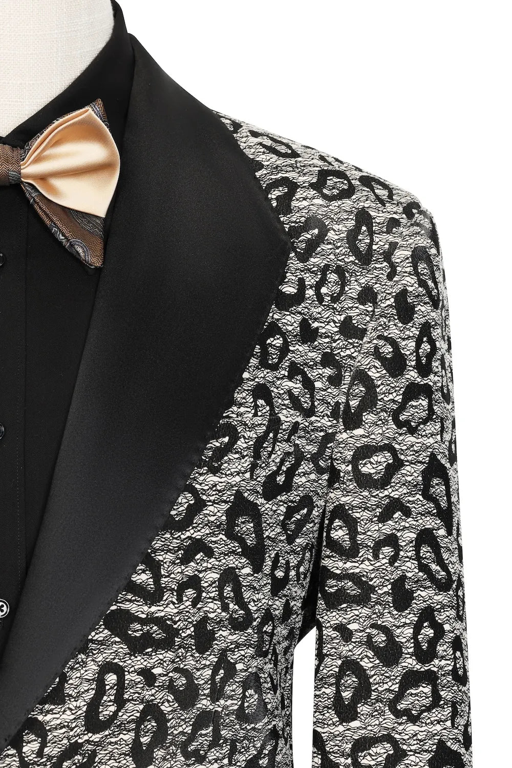 Men's Bold Leopard Tuxedo 2 Piece Suit