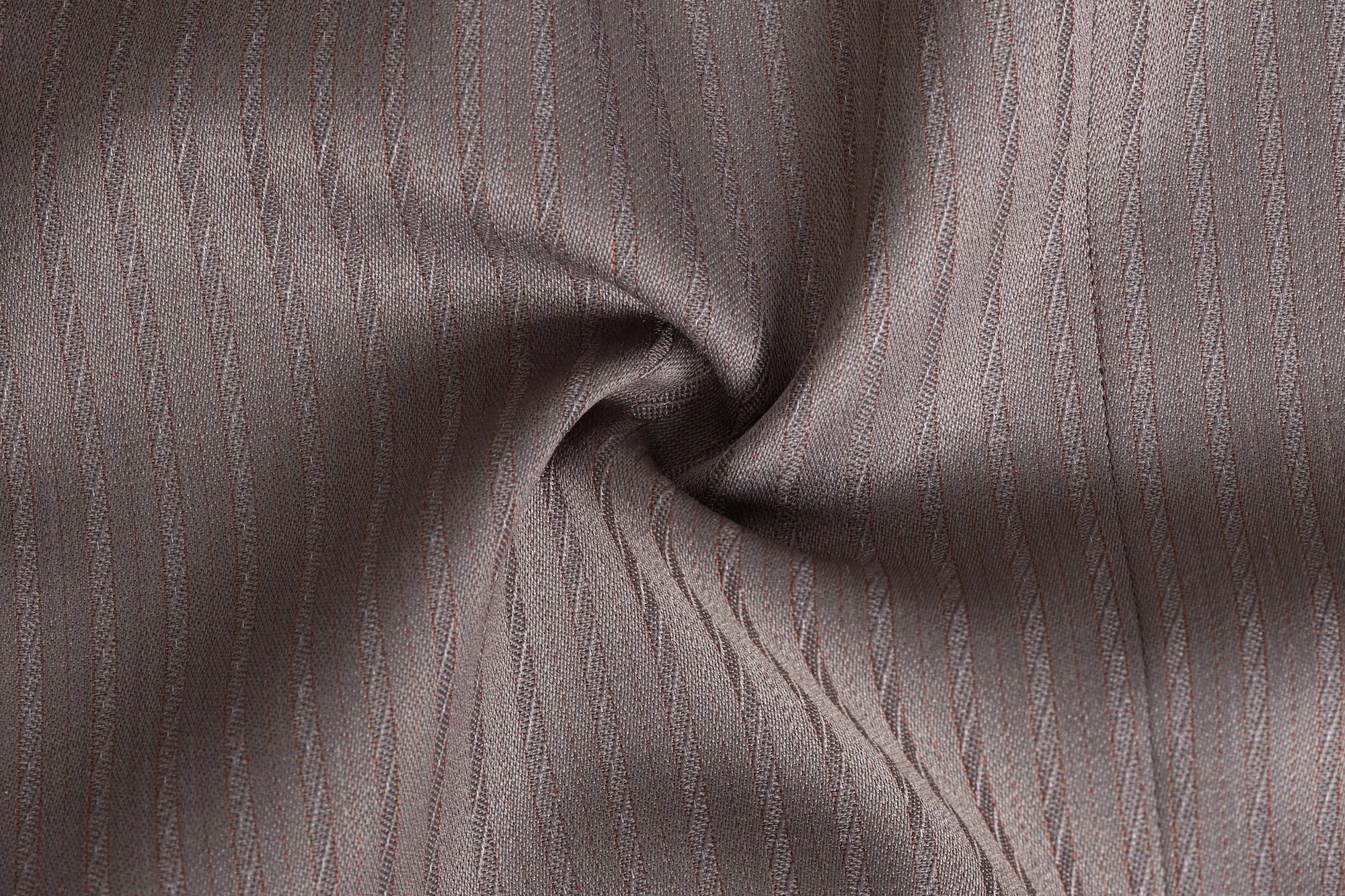 Men's Light Brown Stripe Wool Blend 3 Piece Suits