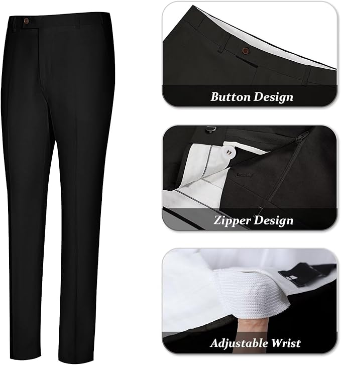 Completo casual da uomo in lino due pezzi