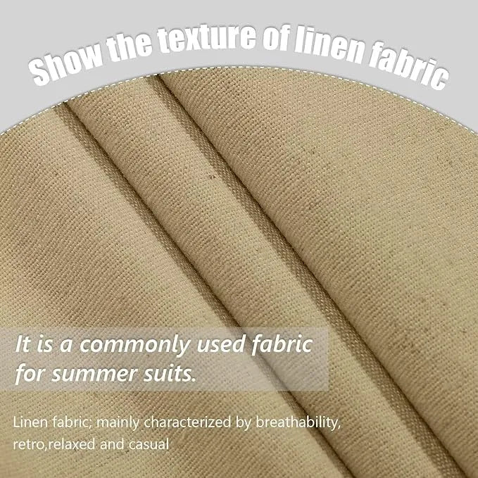 Men's Linen Casual 2 Piece Linen Suit