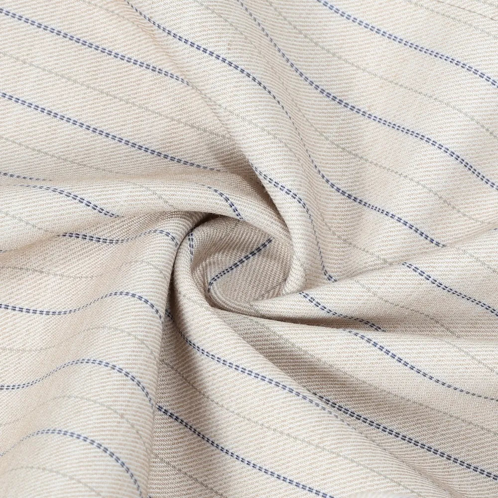 Men's Cream Stripe Formal Wear 2 Piece Suits