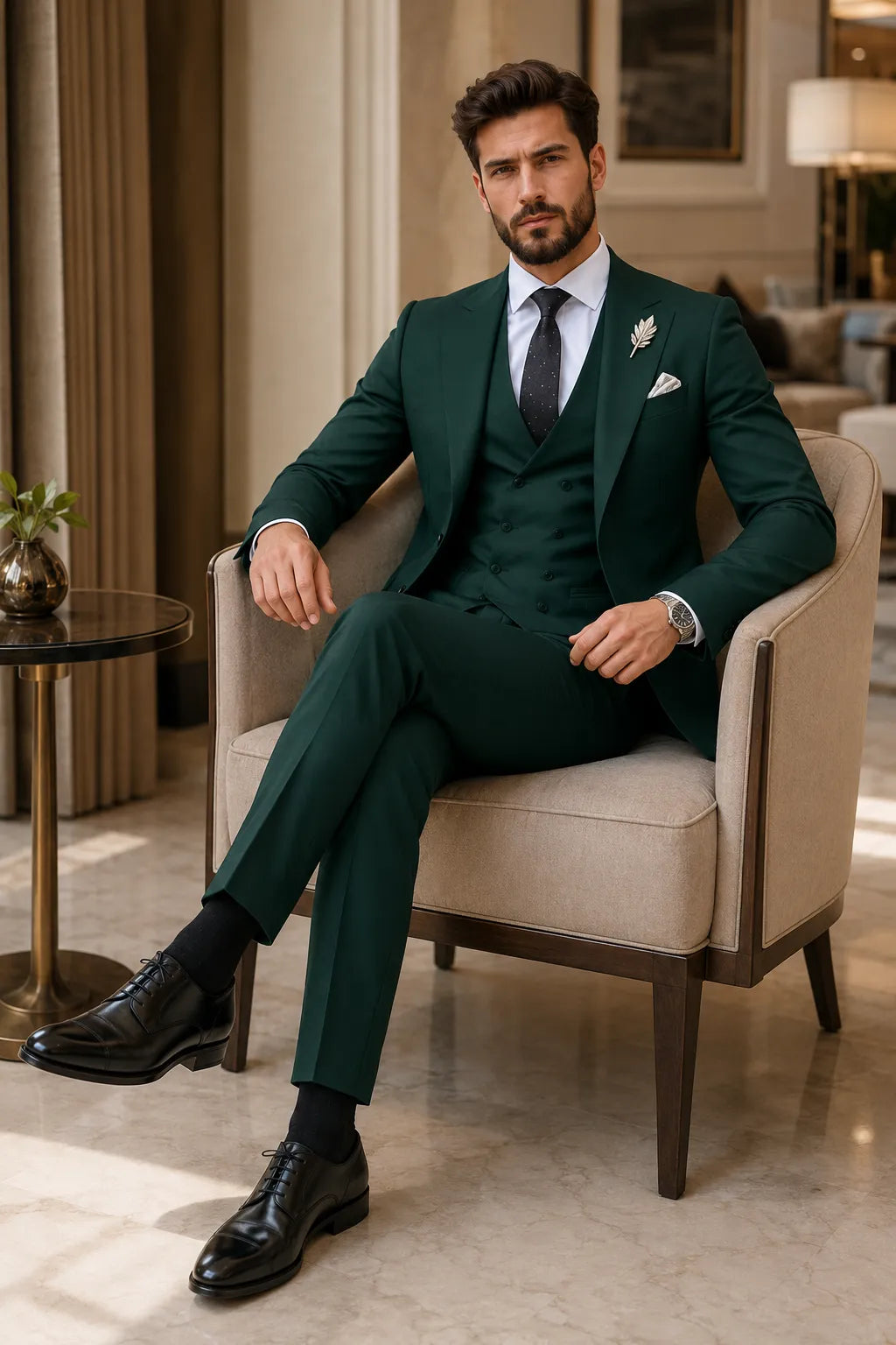 Men's Modern Luxury 3 Piece Suit – Updated Edition