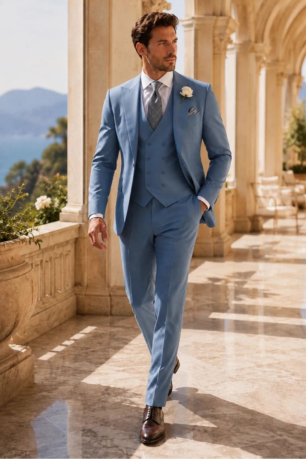Men's Luxury Tuxedo Style 3 Piece Suits