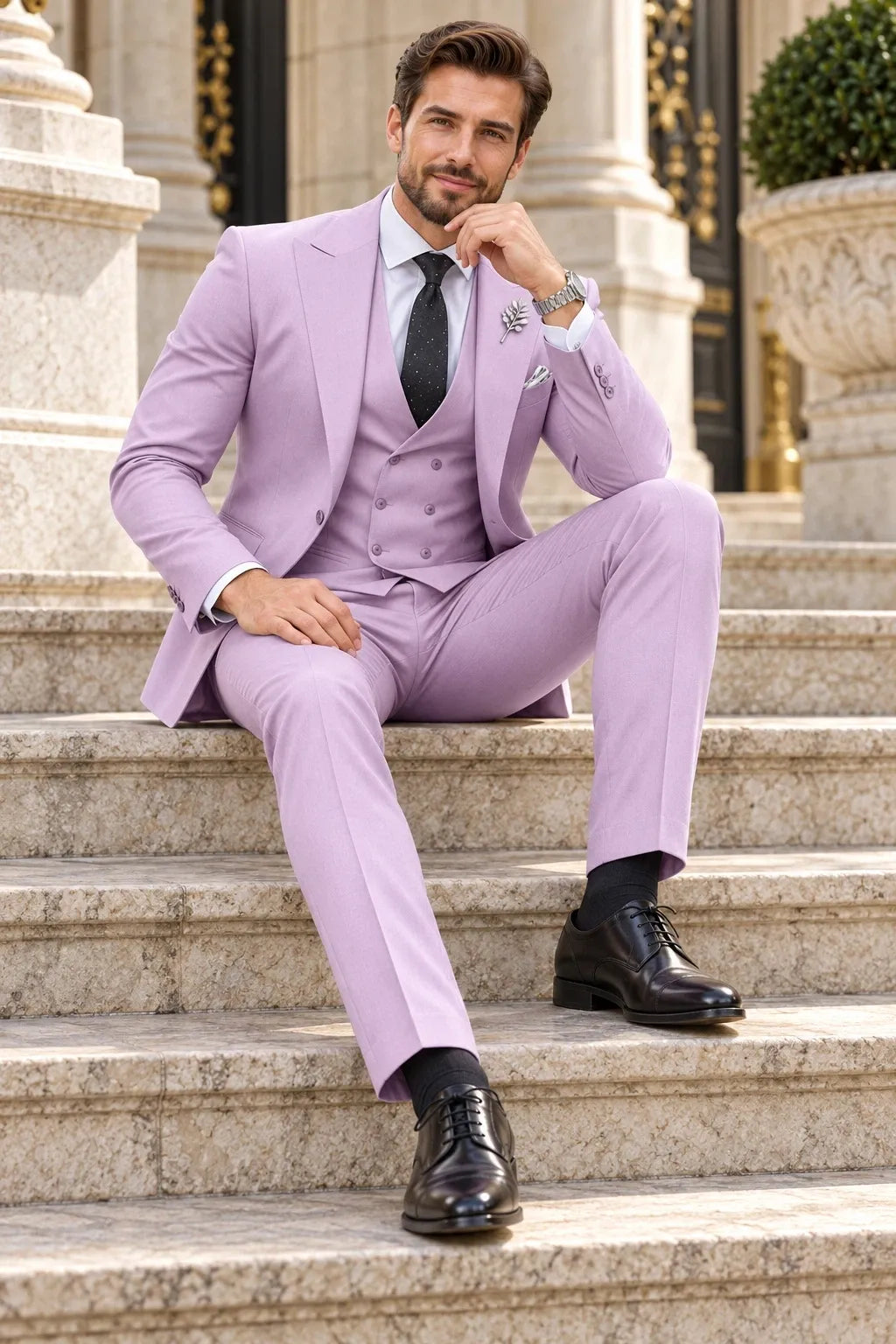 Men's Modern Luxury 3 Piece Suit – Updated Edition