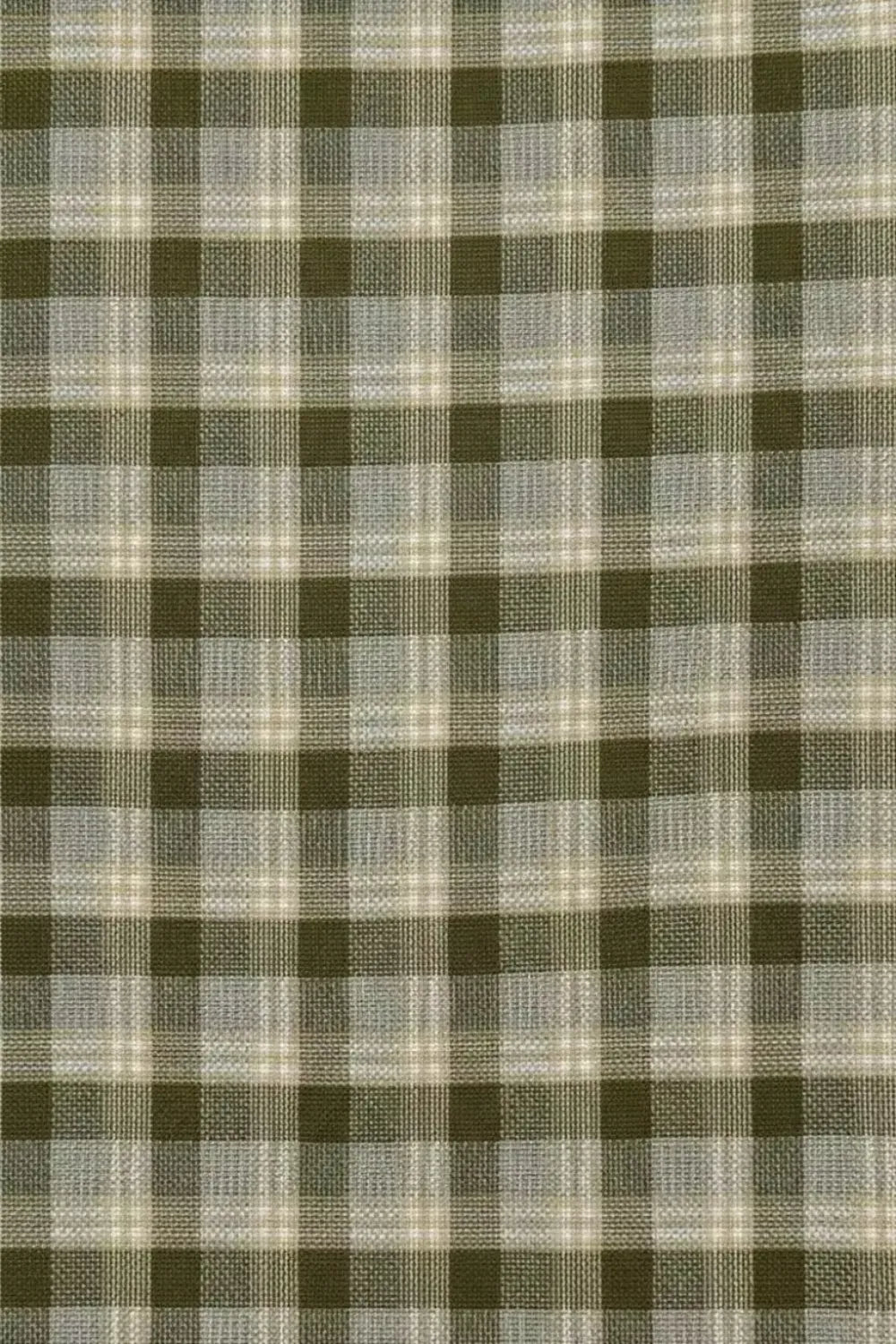 Men's Green Plaid Slim Fit 2 Piece Suit