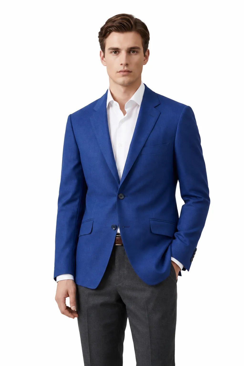 Men's Tailored Linen Summer 2 Piece Suit