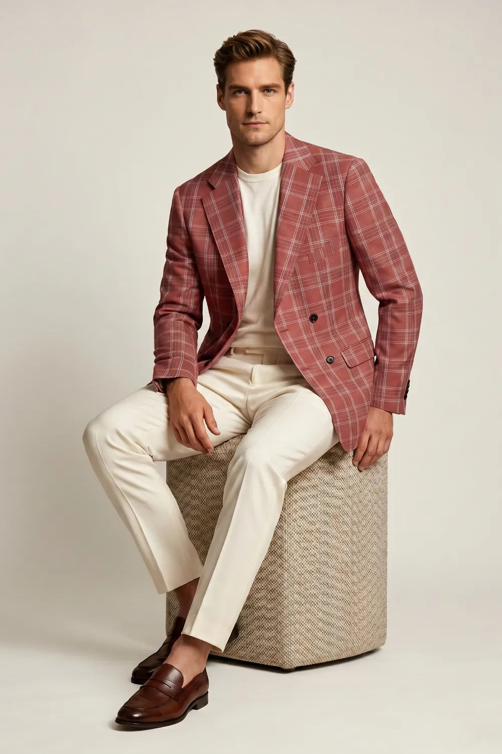 Abito da uomo doppiopetto slim fit 2 pezzi