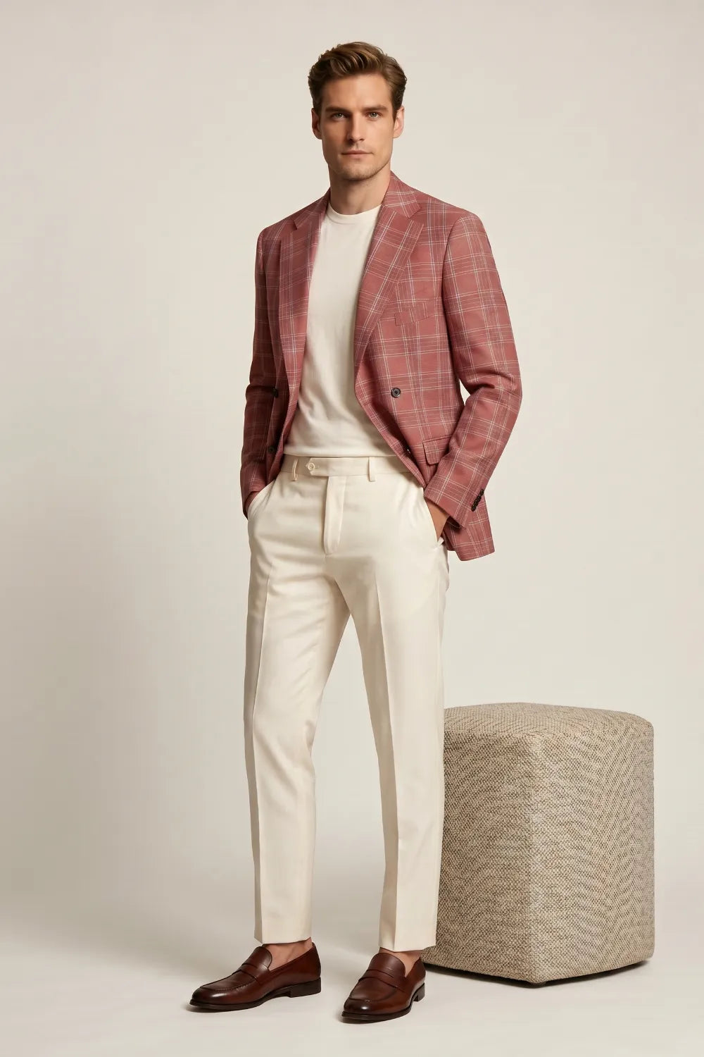 Abito da uomo doppiopetto slim fit 2 pezzi