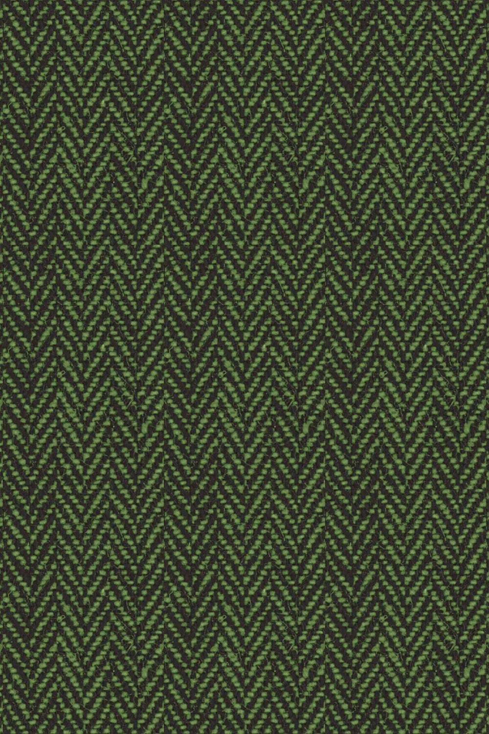 Men's Olive Green Herringbone Wool Blend Double Breasted 2 Piece Suit