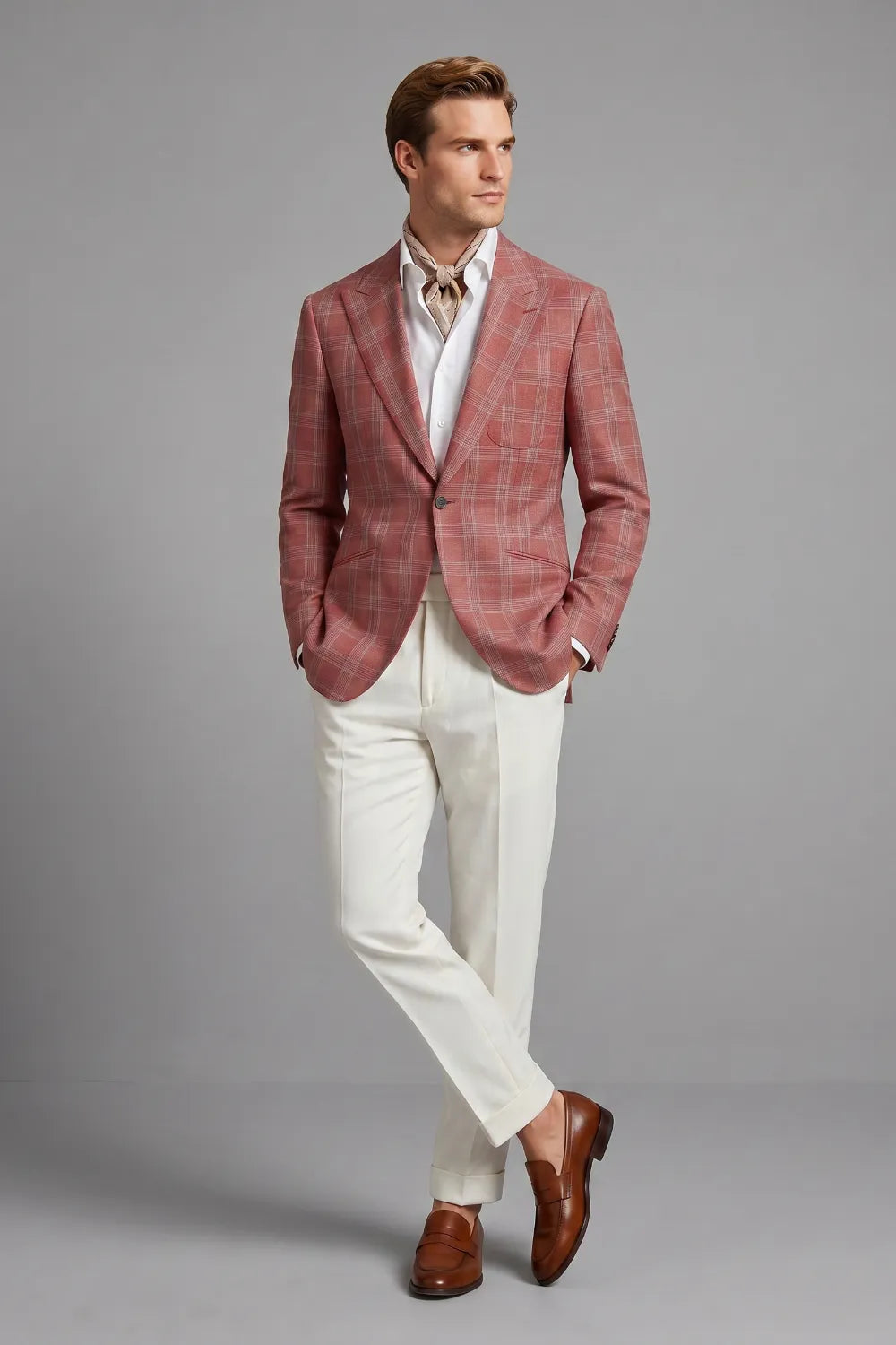 Abito da uomo doppiopetto slim fit 2 pezzi