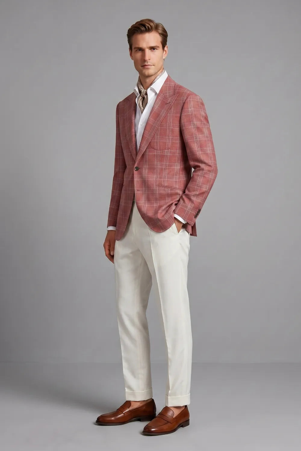 Abito da uomo doppiopetto slim fit 2 pezzi