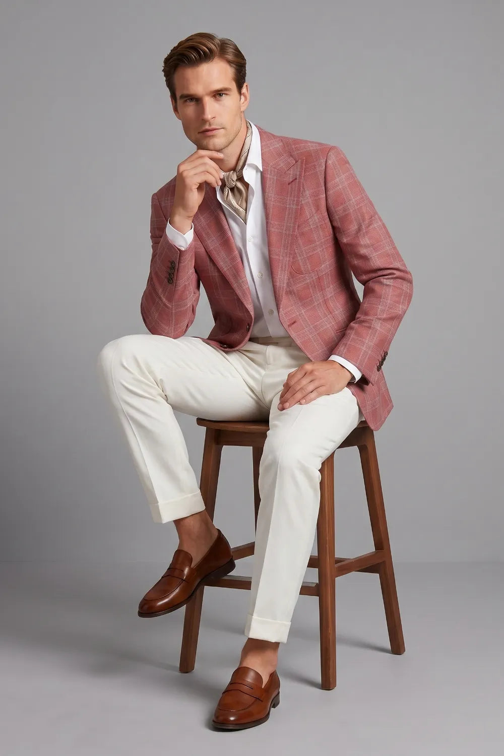 Abito da uomo doppiopetto slim fit 2 pezzi