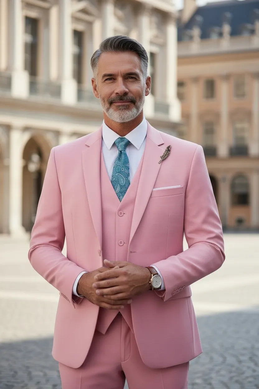 Men's Valentino Modern Fit 3 Pieces Suits