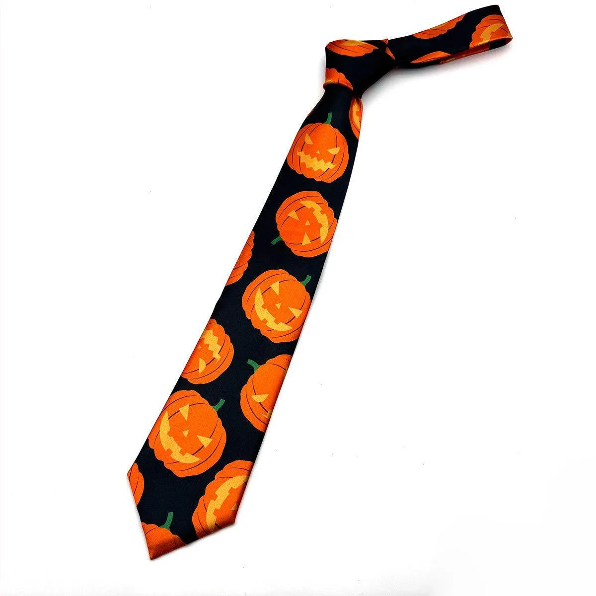 Men's Pumpkin Party Halloween Necktie