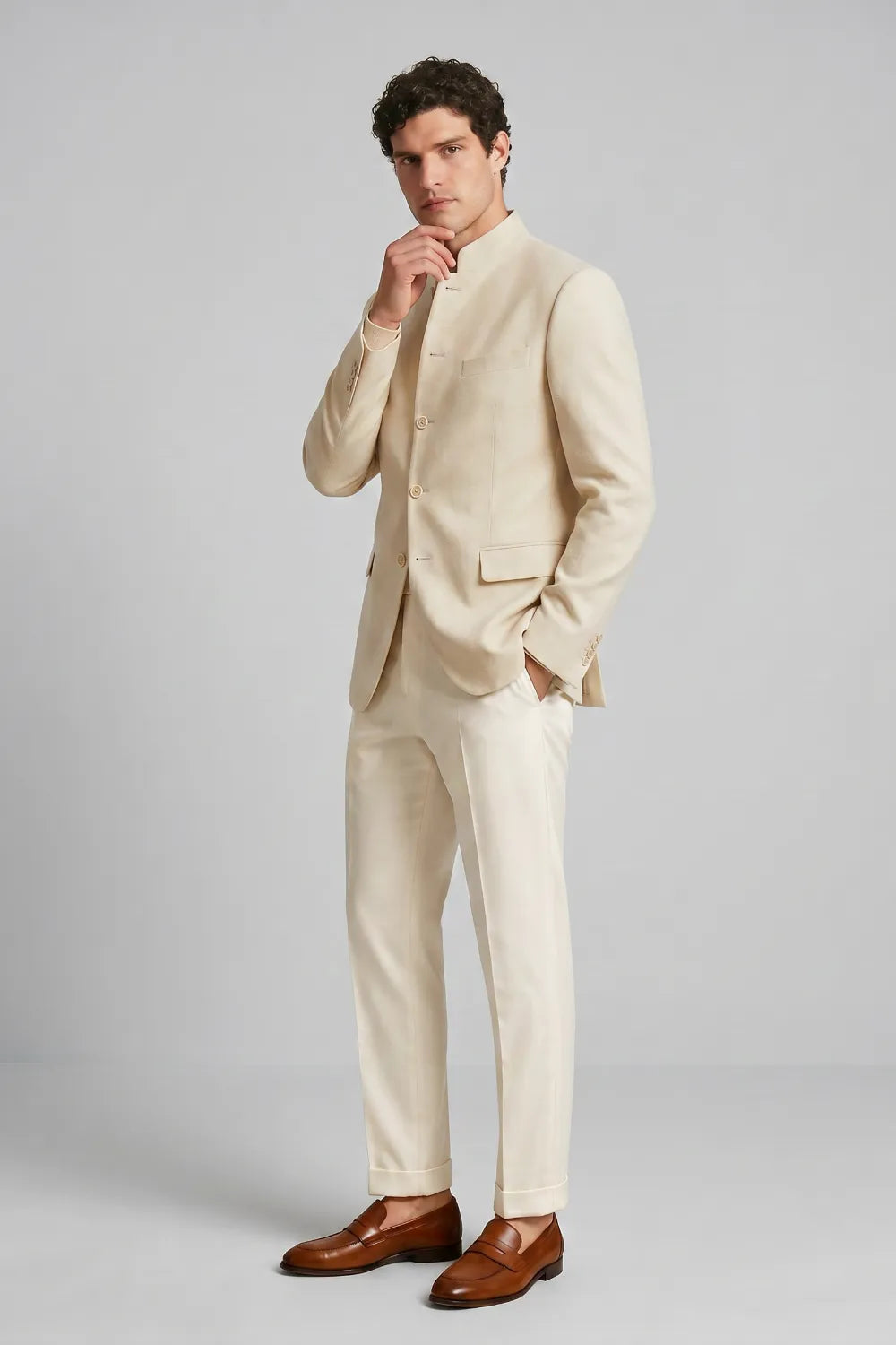 Abito da uomo doppiopetto slim fit 2 pezzi