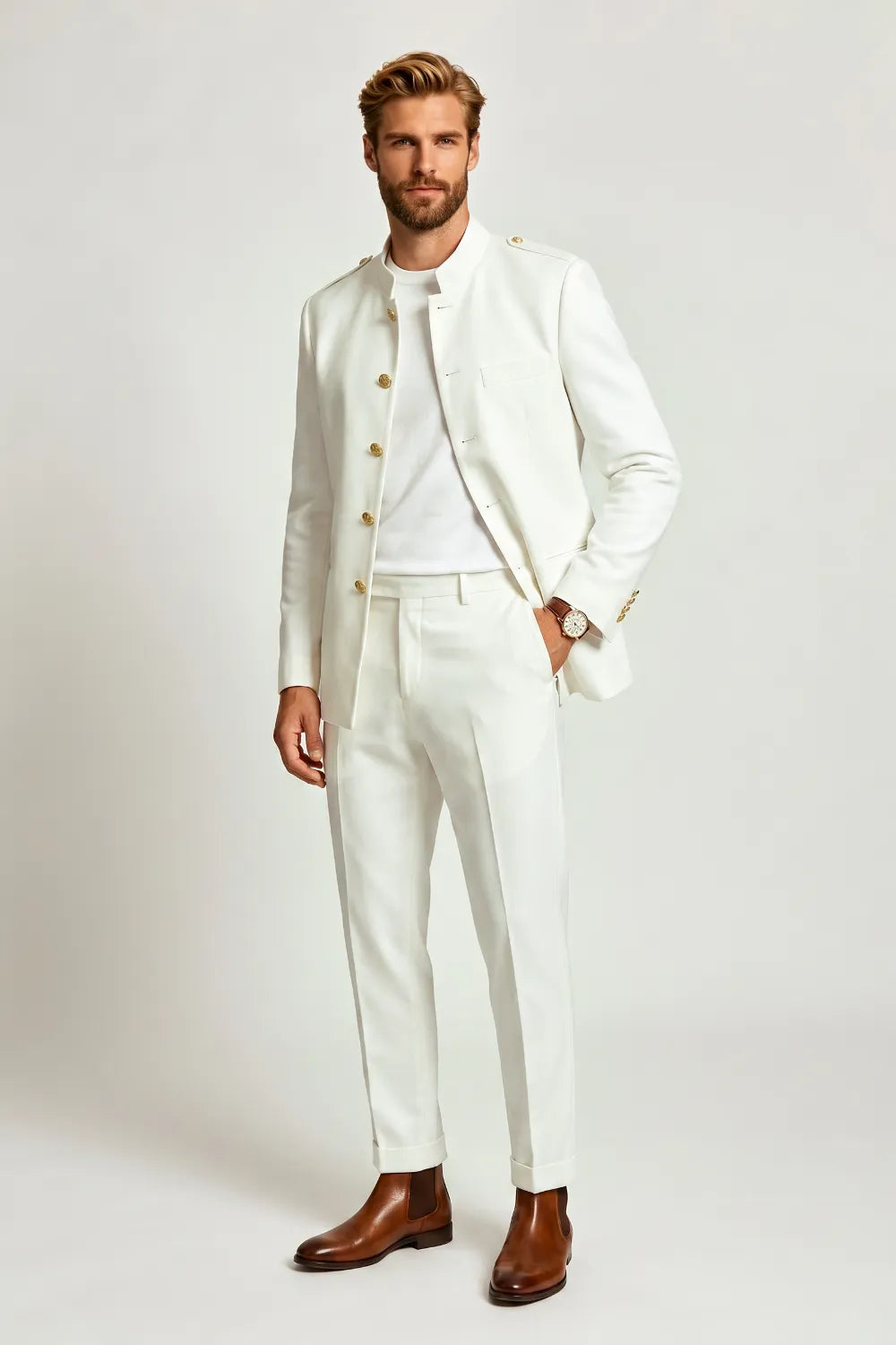 Abito da uomo doppiopetto slim fit 2 pezzi