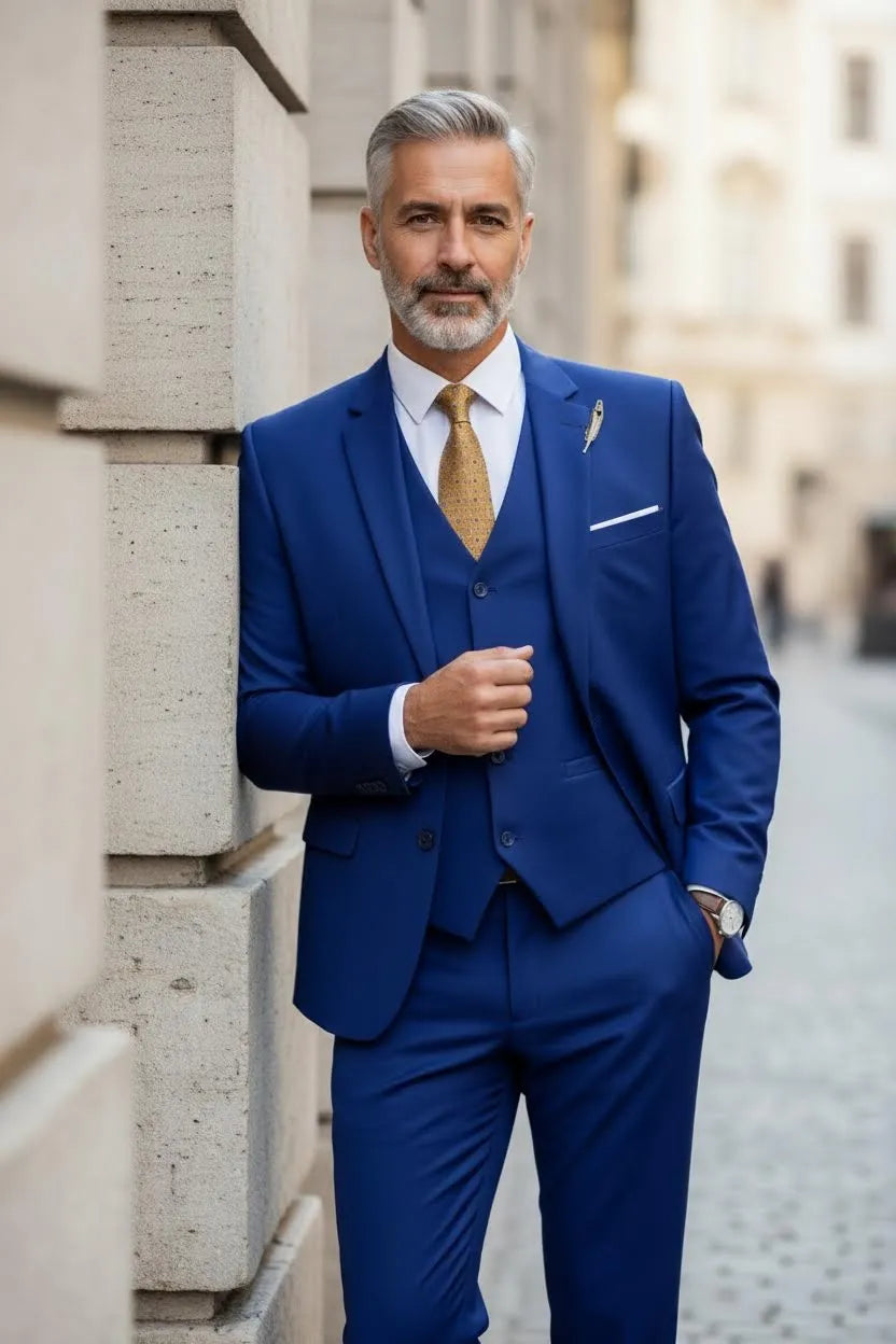 Men's Valentino Modern Fit 3 Pieces Suits